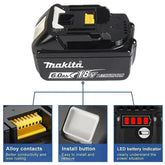 Original Makita 6Ah/5Ah//3Ah for Makita 18V Battery BL1830B BL1850B BL1850 BL1840 BL1860 BL1815 Replacement Lithium Battery